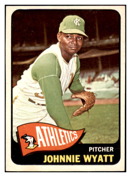 1965 Topps Baseball #590 Johnnie Wyatt A's NR-MT 421111