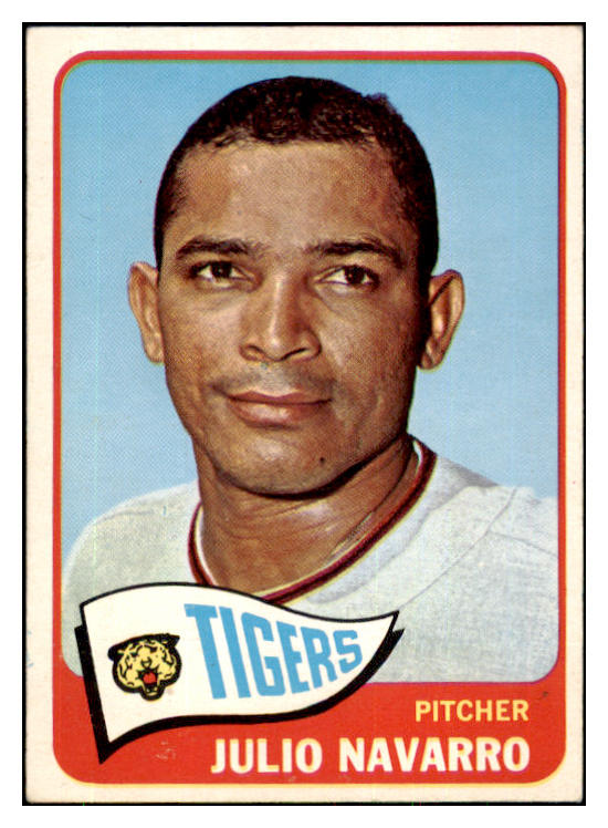 1965 Topps Baseball #563 Julio Navarro Tigers NR-MT 421145