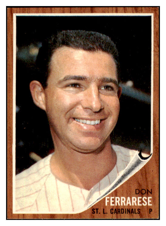 1962 Topps Baseball #547 Don Ferrarese Cardinals NR-MT 421158