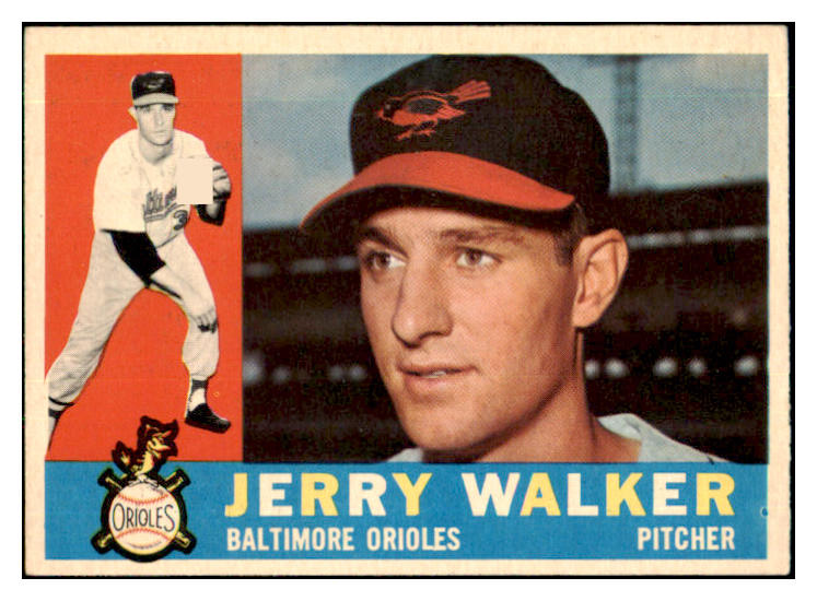 1960 Topps Baseball #540 Jerry Walker Orioles NR-MT 421277