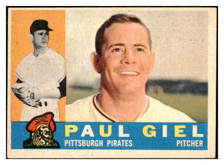 1960 Topps Baseball #526 Paul Giel Pirates EX-MT 421300