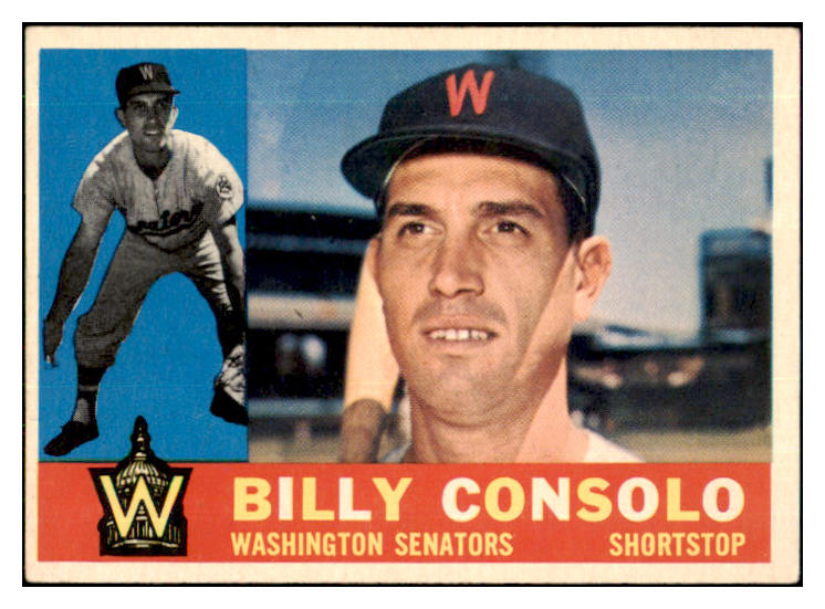 1960 Topps Baseball #508 Billy Consolo Senators EX-MT 421354