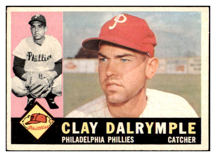 1960 Topps Baseball #523 Clay Dalrymple Phillies EX-MT 421397