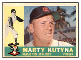 1960 Topps Baseball #516 Marty Kutyna A's NR-MT 421417