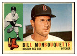 1960 Topps Baseball #544 Bill Monbouquette Red Sox NR-MT 421422