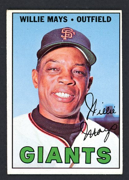 1967 Topps Baseball #200 Willie Mays Giants EX+/EX-MT 421799
