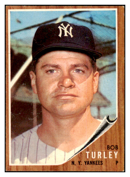 1962 Topps Baseball #589 Bob Turley Yankees NR-MT 422089