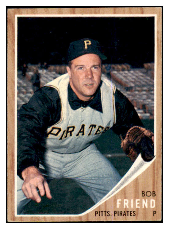 1962 Topps Baseball #520 Bob Friend Pirates NR-MT 422091