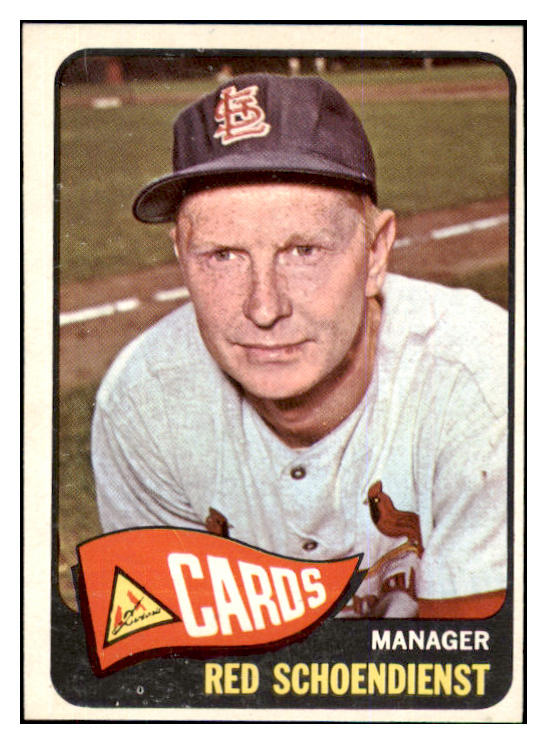 1965 Topps Baseball #556 Red Schoendienst Cardinals EX-MT/NR-MT 422114