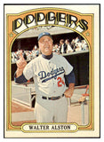 1972 Topps Baseball #749 Walter Alston Dodgers NR-MT 422117