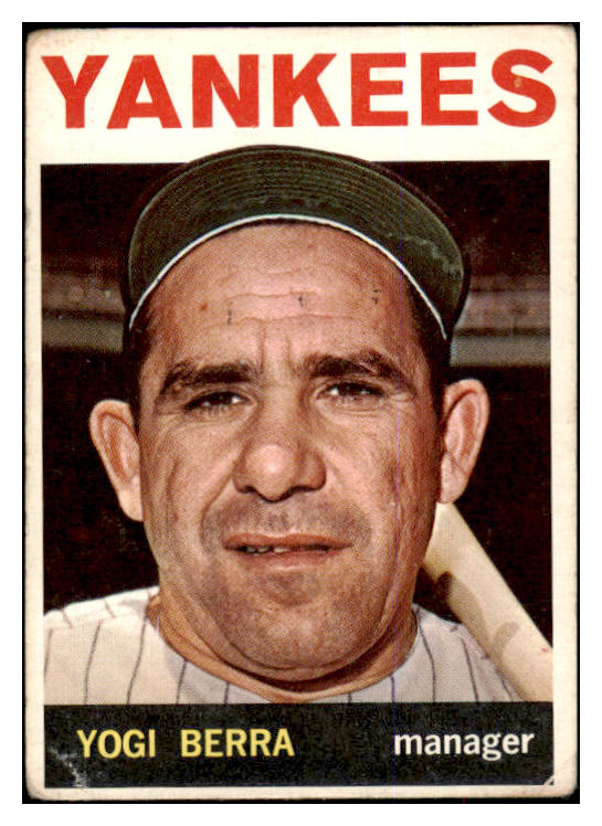 1964 Topps Baseball #021 Yogi Berra Yankees GD-VG 422141