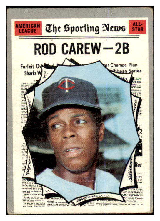 1970 Topps Baseball #453 Rod Carew A.S. Twins VG-EX 422149