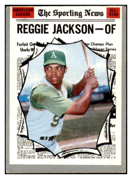 1970 Topps Baseball #459 Reggie Jackson A.S. A's VG-EX 422162