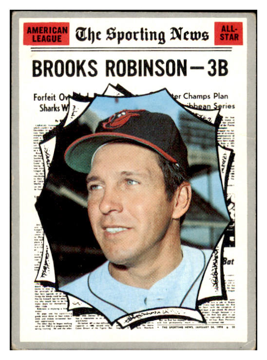 1970 Topps Baseball #455 Brooks Robinson A.S. Orioles VG 422215