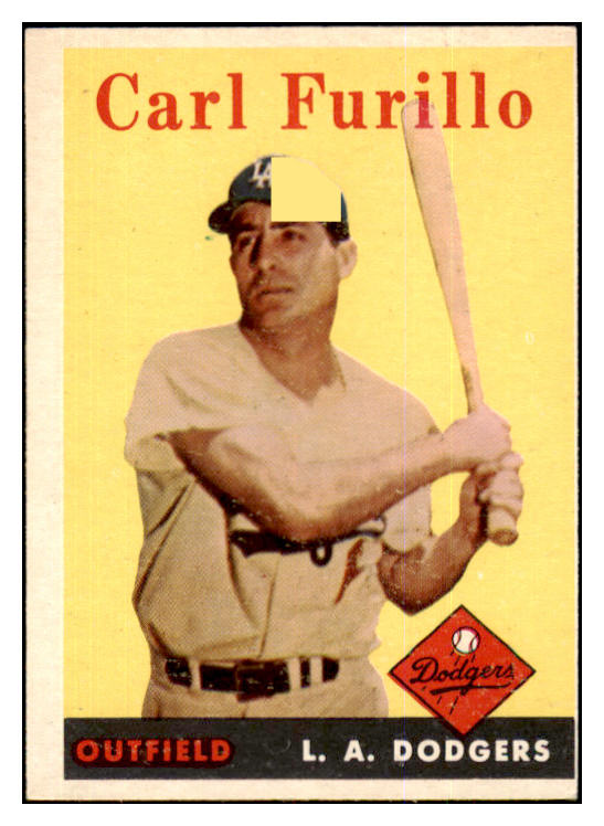 1958 Topps Baseball #417 Carl Furillo Dodgers VG-EX 422325