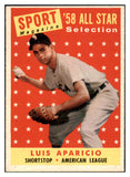 1958 Topps Baseball #483 Luis Aparicio A.S. White Sox NR-MT 422336