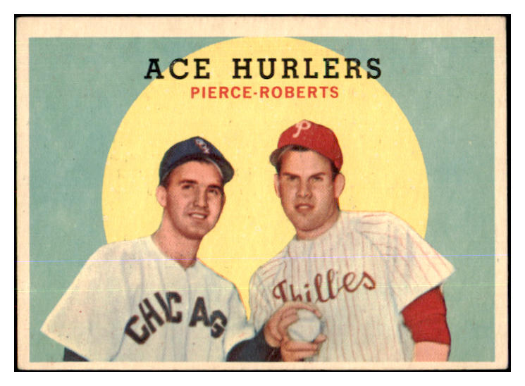 1959 Topps Baseball #156 Robin Roberts Billy Pierce EX 422357