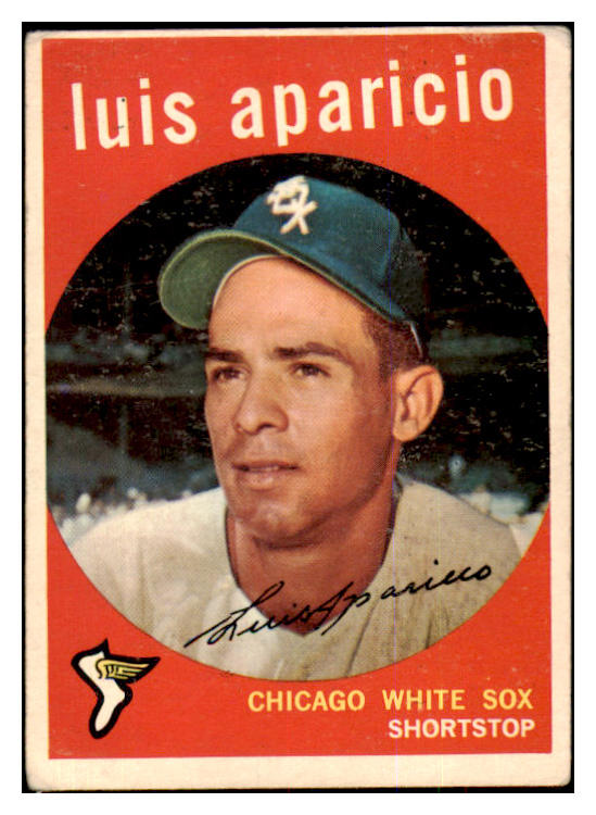 1959 Topps Baseball #310 Luis Aparicio White Sox VG 422378