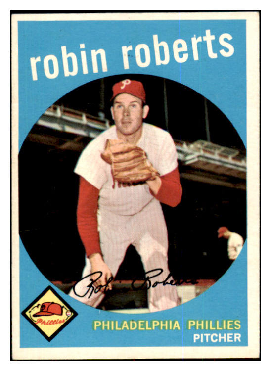 1959 Topps Baseball #352 Robin Roberts Phillies EX-MT 422385