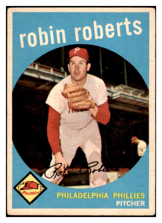 1959 Topps Baseball #352 Robin Roberts Phillies VG-EX 422388