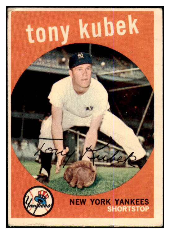1959 Topps Baseball #505 Tony Kubek Yankees VG 422411