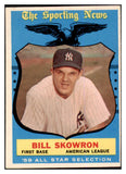 1959 Topps Baseball #554 Bill Skowron A.S. Yankees EX 422423