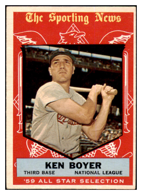 1959 Topps Baseball #557 Ken Boyer A.S. Cardinals EX 422433