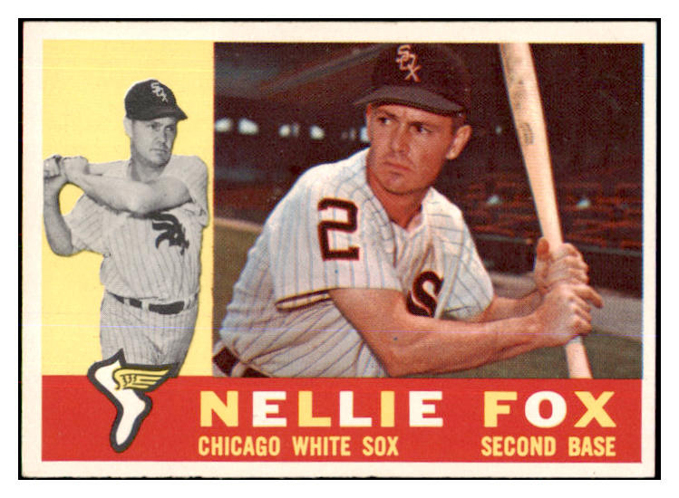 1960 Topps Baseball #100 Nellie Fox White Sox EX-MT 422468