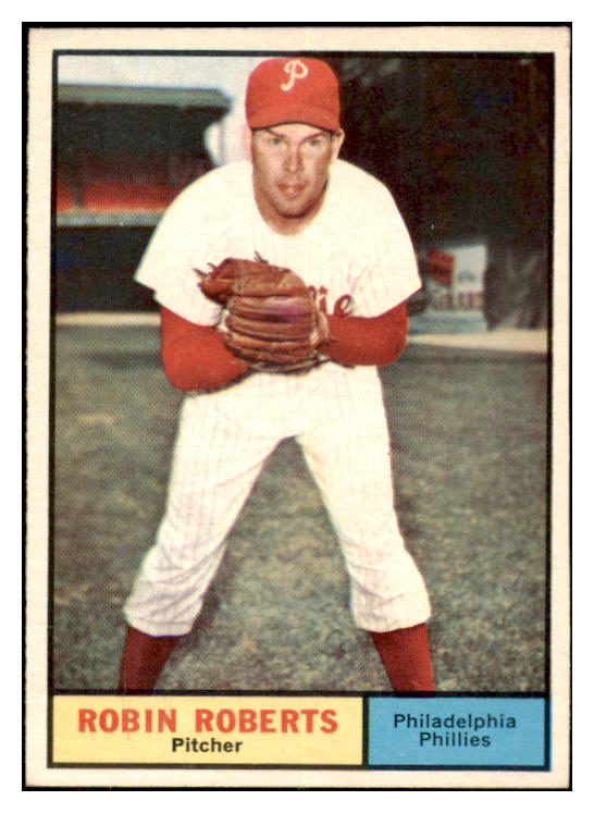 1961 Topps Baseball #020 Robin Roberts Phillies VG-EX 422551