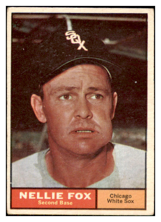 1961 Topps Baseball #030 Nellie Fox White Sox VG 422553