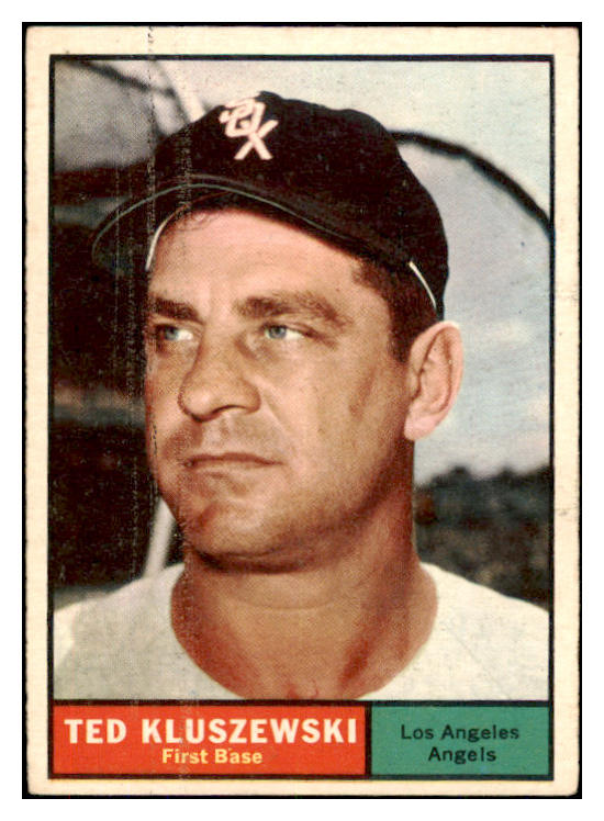 1961 Topps Baseball #065 Ted Kluszewski Angels EX 422555
