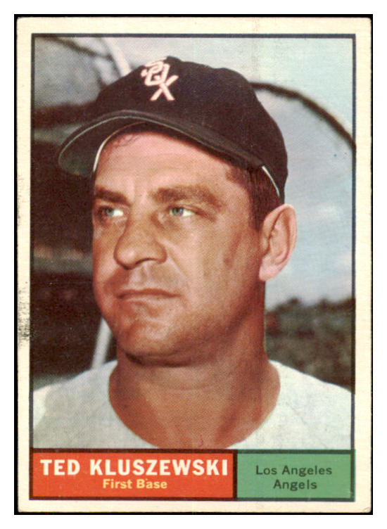 1961 Topps Baseball #065 Ted Kluszewski Angels EX 422556