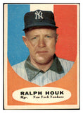 1961 Topps Baseball #133 Ralph Houk Yankees VG-EX 422564