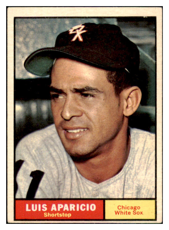 1961 Topps Baseball #440 Luis Aparicio White Sox EX 422590