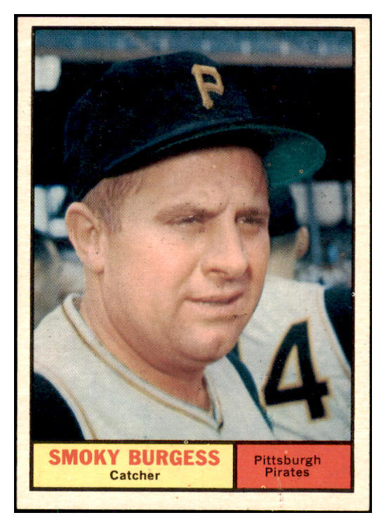 1961 Topps Baseball #461 Smoky Burgess Pirates EX-MT 422596