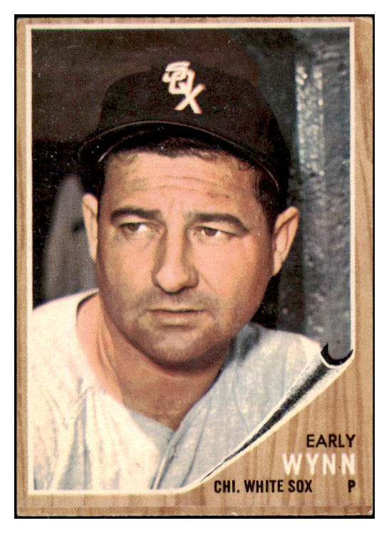 1962 Topps Baseball #385 Early Wynn White Sox EX 422675