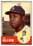 1963 Topps Baseball #080 Jim Gilliam Dodgers VG-EX 422703