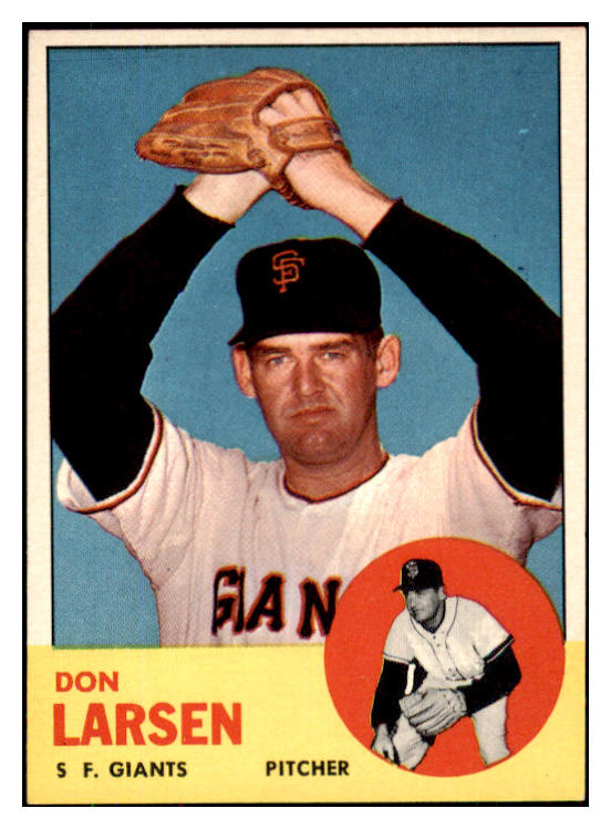 1963 Topps Baseball #163 Don Larsen Giants EX-MT 422713