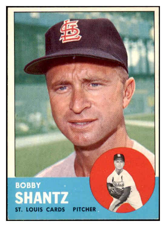 1963 Topps Baseball #533 Bobby Shantz Cardinals EX-MT 422744