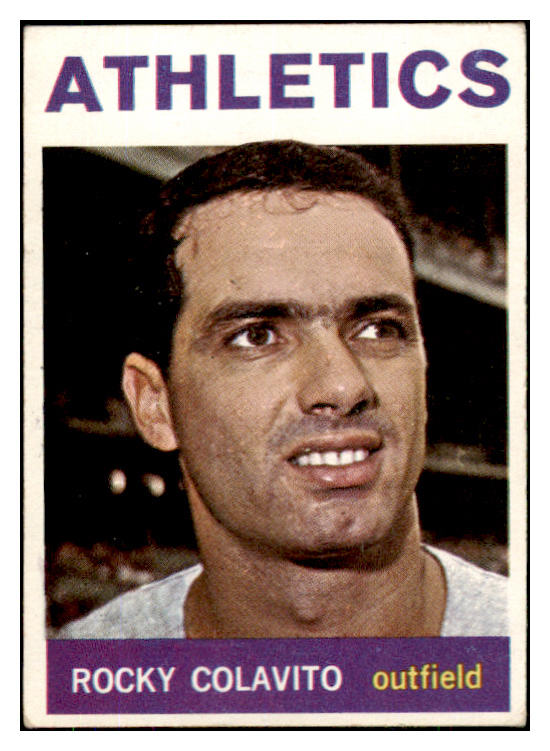 1964 Topps Baseball #320 Rocky Colavito A's VG-EX 422774