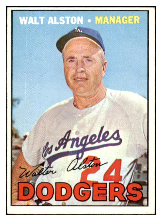 1967 Topps Baseball #294 Walt Alston Dodgers VG-EX 422880