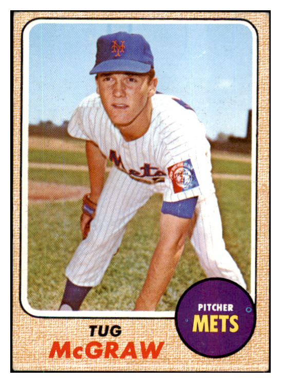 1968 Topps Baseball #236 Tug McGraw Mets VG-EX 422908