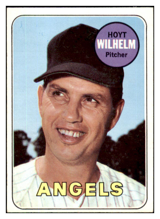 1969 Topps Baseball #565 Hoyt Wilhelm Angels EX-MT 422940