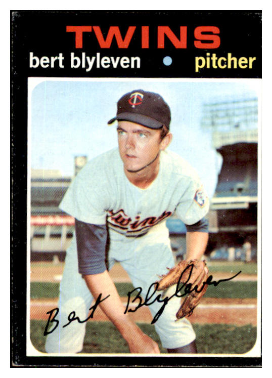 1971 Topps Baseball #026 Bert Blyleven Twins EX 422976