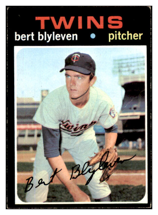 1971 Topps Baseball #026 Bert Blyleven Twins VG-EX 422977