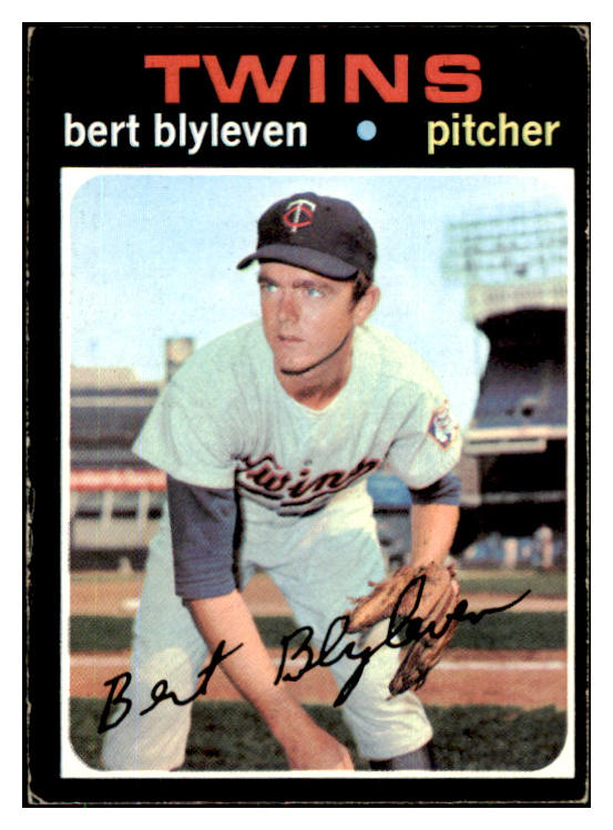 1971 Topps Baseball #026 Bert Blyleven Twins VG-EX 422978
