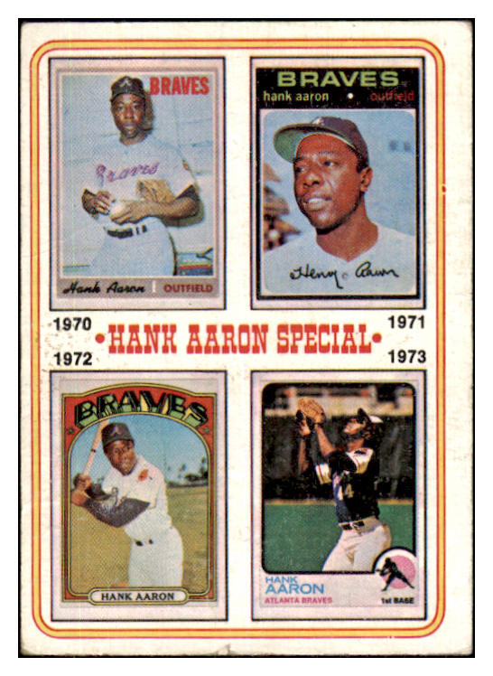 1974 Topps Baseball #006 Hank Aaron Braves GD-VG 423055