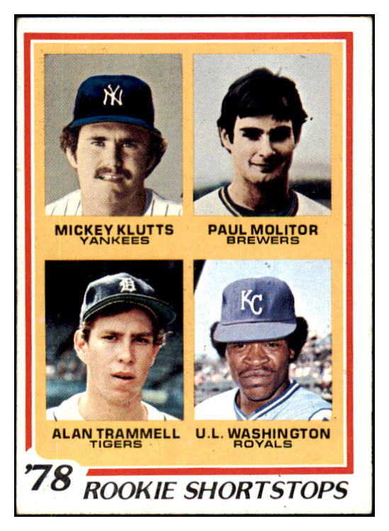 1978 Topps Baseball #707 Paul Molitor Brewers EX-MT 423090