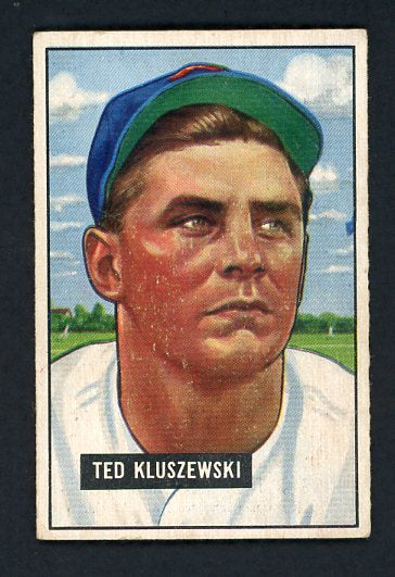 1951 Bowman Baseball #143 Ted Kluszewski Reds VG-EX/EX 423313