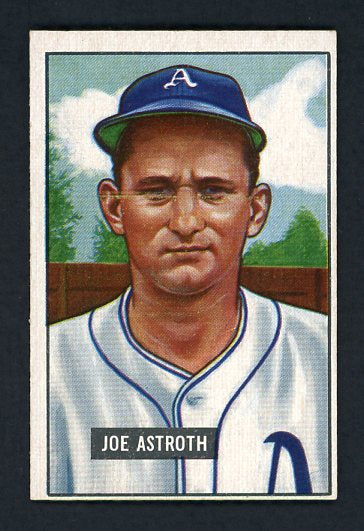 1951 Bowman Baseball #298 Joe Astroth A's EX-MT 423322